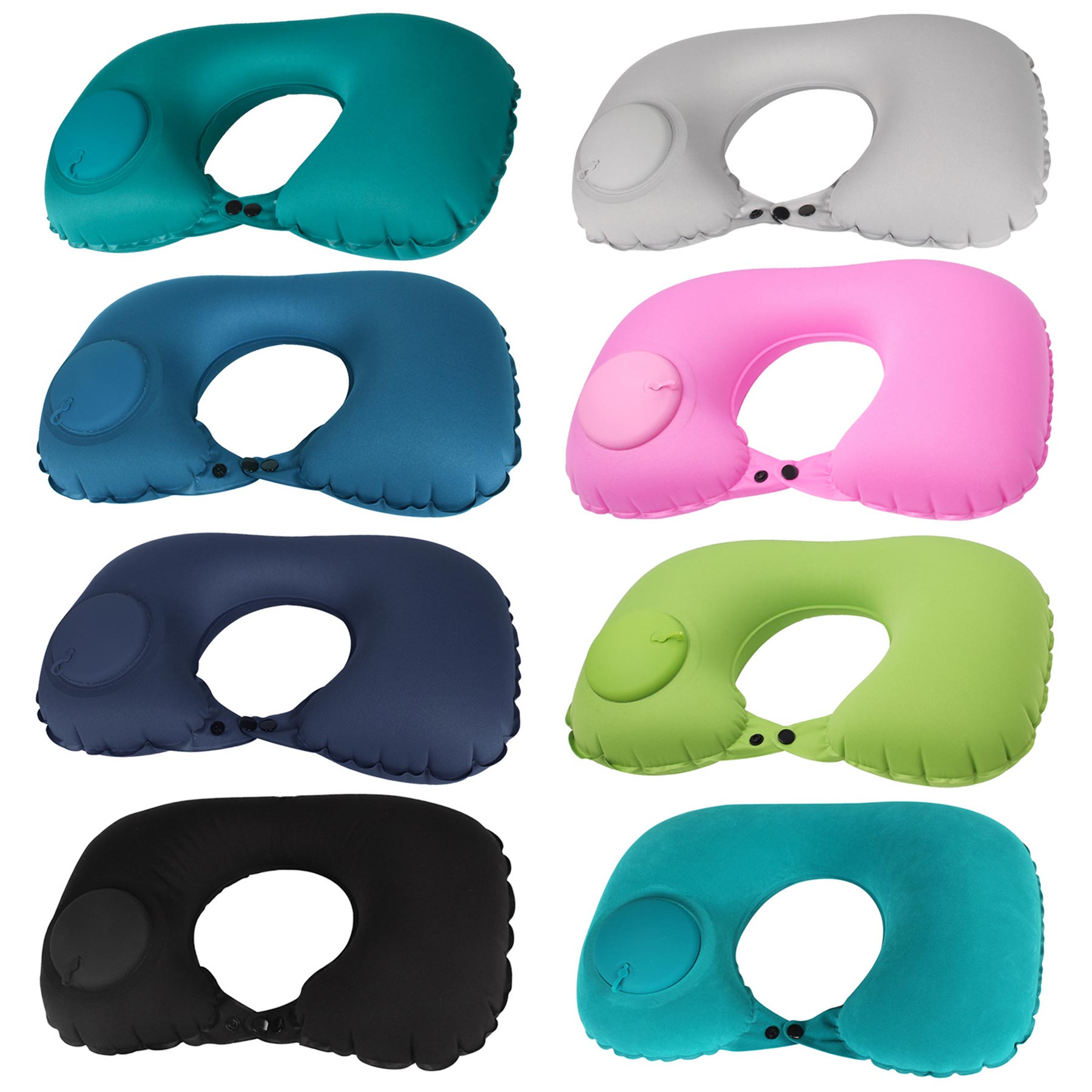 Press Automatic Inflatable Portable Travel Pillow 1