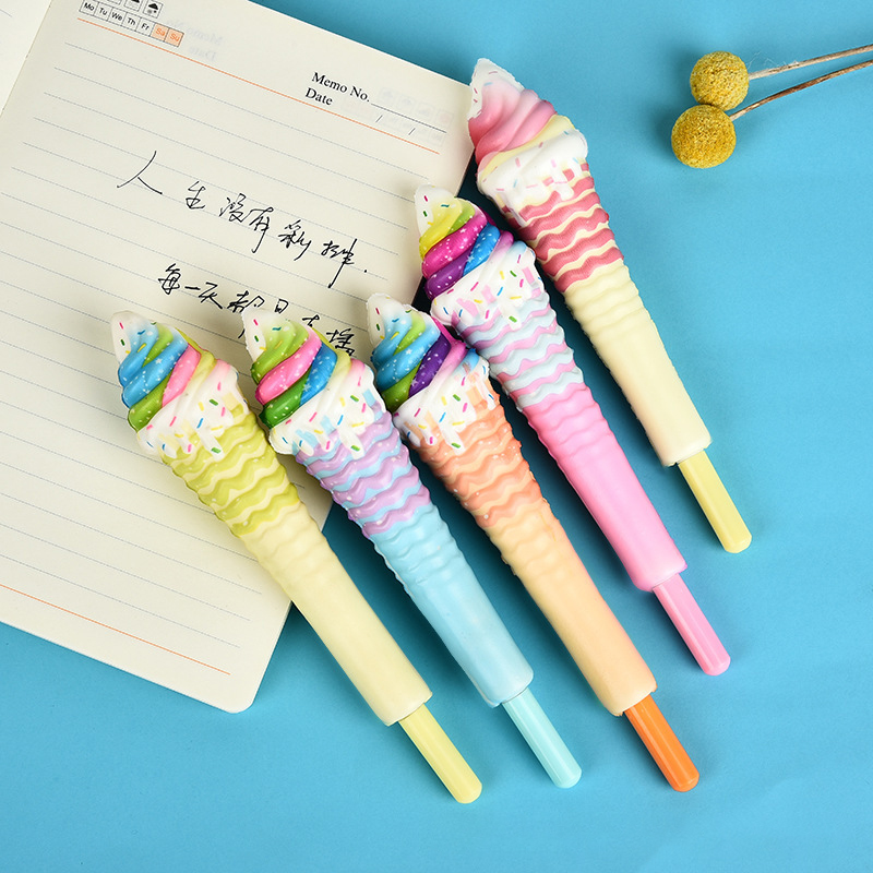 2 in 1 Ice Cream Ball Pen and Squeeze Toy 8