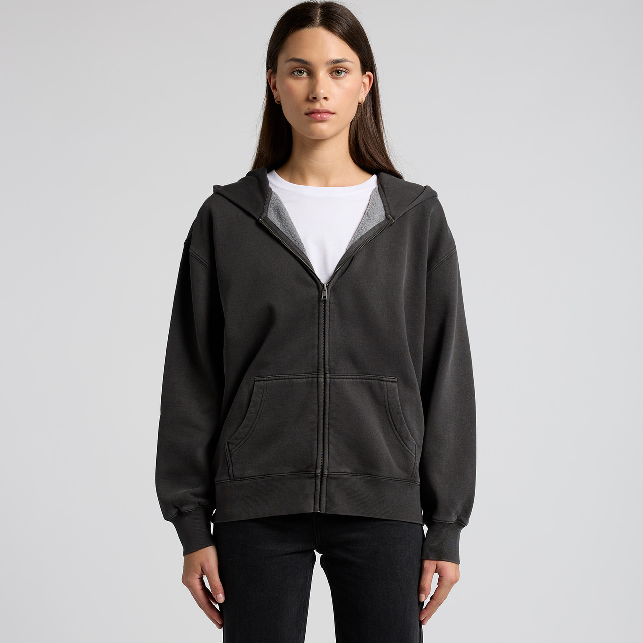 Wo's Relax Faded Zip Hood | 4170 18