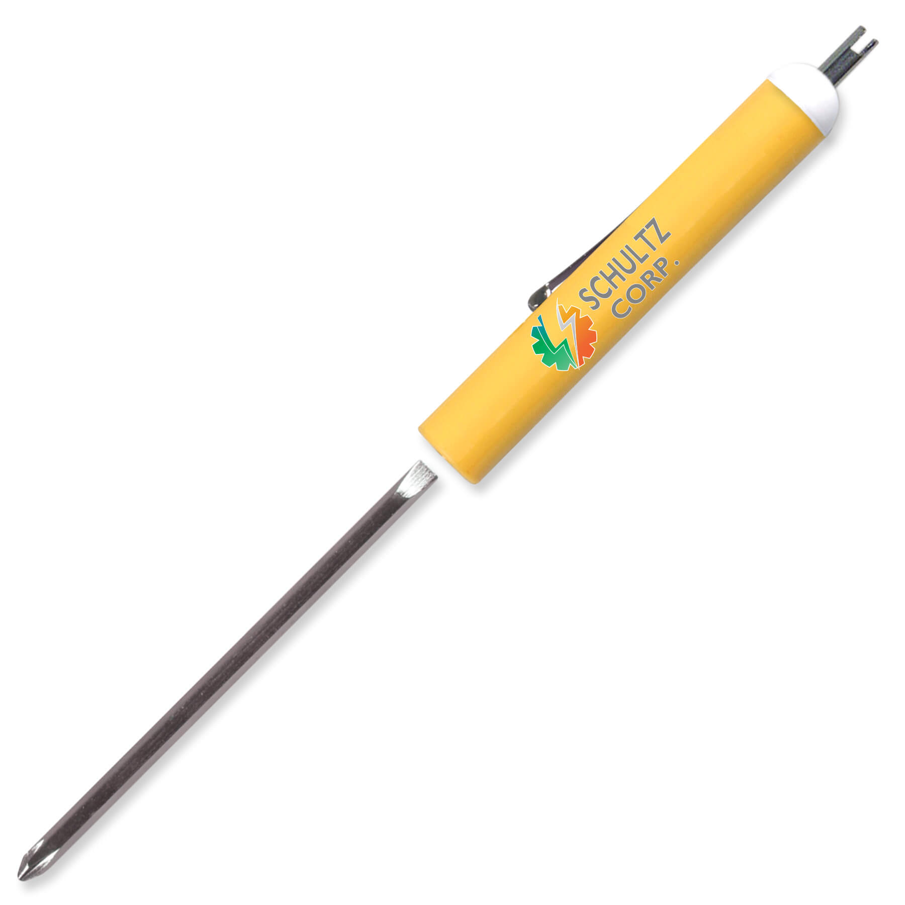 Pocket Screwdriver Reversible Flat Blade + Valve Stem Top 1