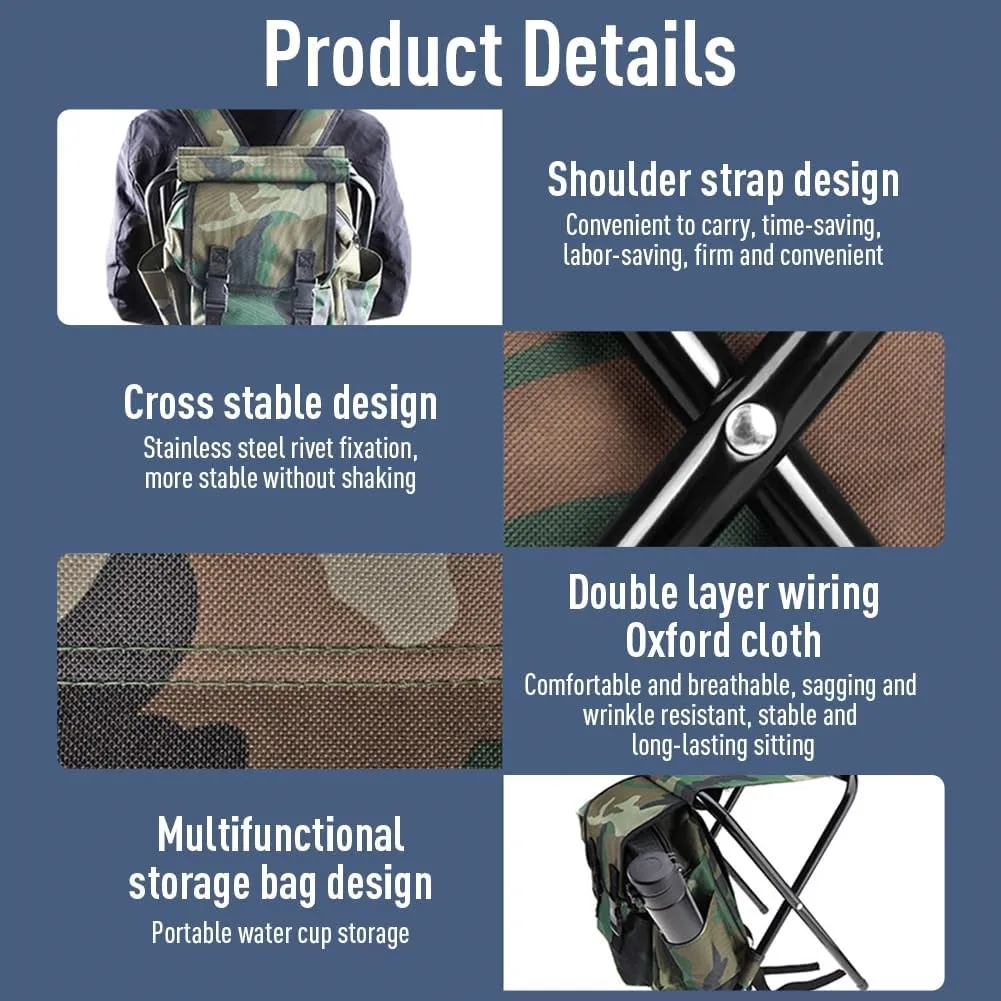 Folding Backpack Stool 2