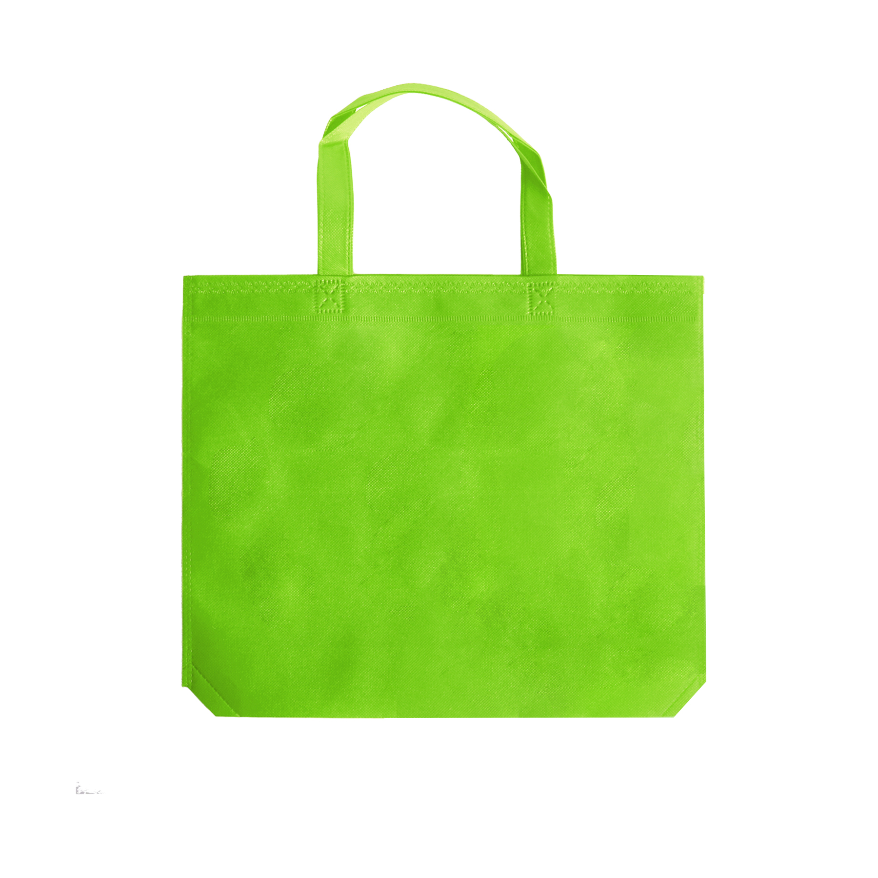 Heat Sealed Non-Woven Shopping Tote Bag(12 5/8" W x 14 15/16" H x 4" G) 3