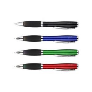 Silver Barrel LED Flashlight Pen 10