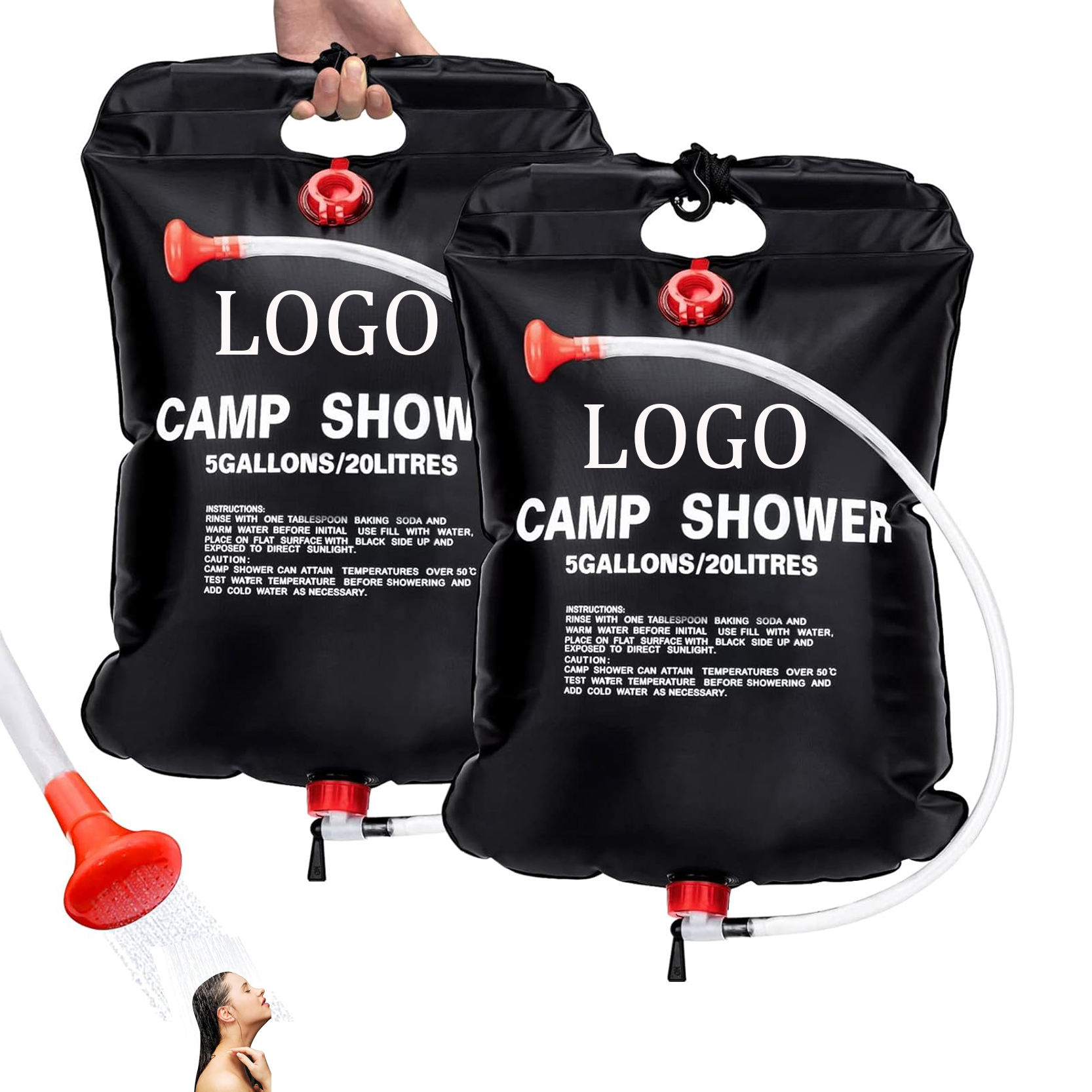 20L Solar Camping Shower Bag 2
