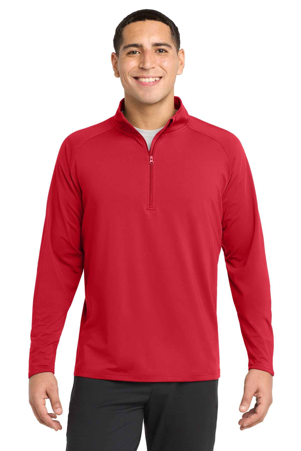 Sport-Tek Tall Sport-Wick Stretch 1/4-Zip Pullover. TST850 41