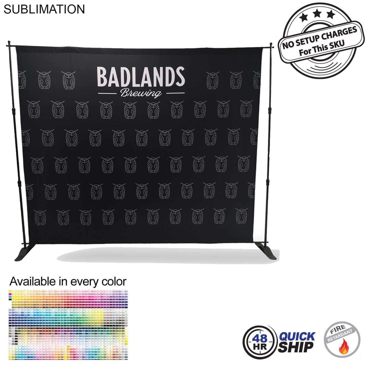 48Hr Quick Ship -10' Exhibitor Expanding Display Kit, Media Wall, Backdrop, with Full Color Graphics 2