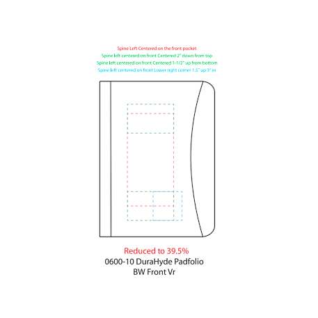 FSC® Mix Executive DuraHyde Zippered Padfolio 35