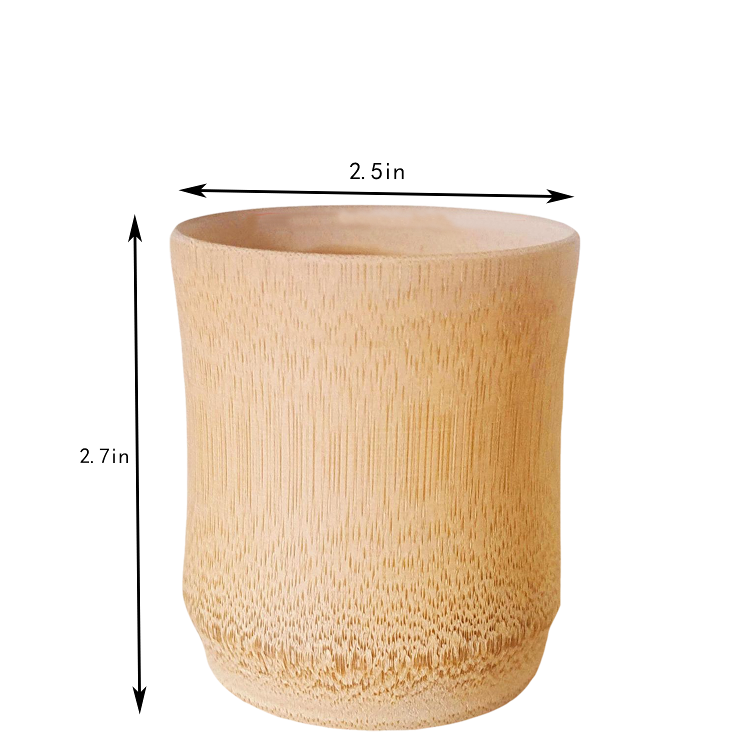10oz Eco Friendly Carbonized Bamboo Cup 4