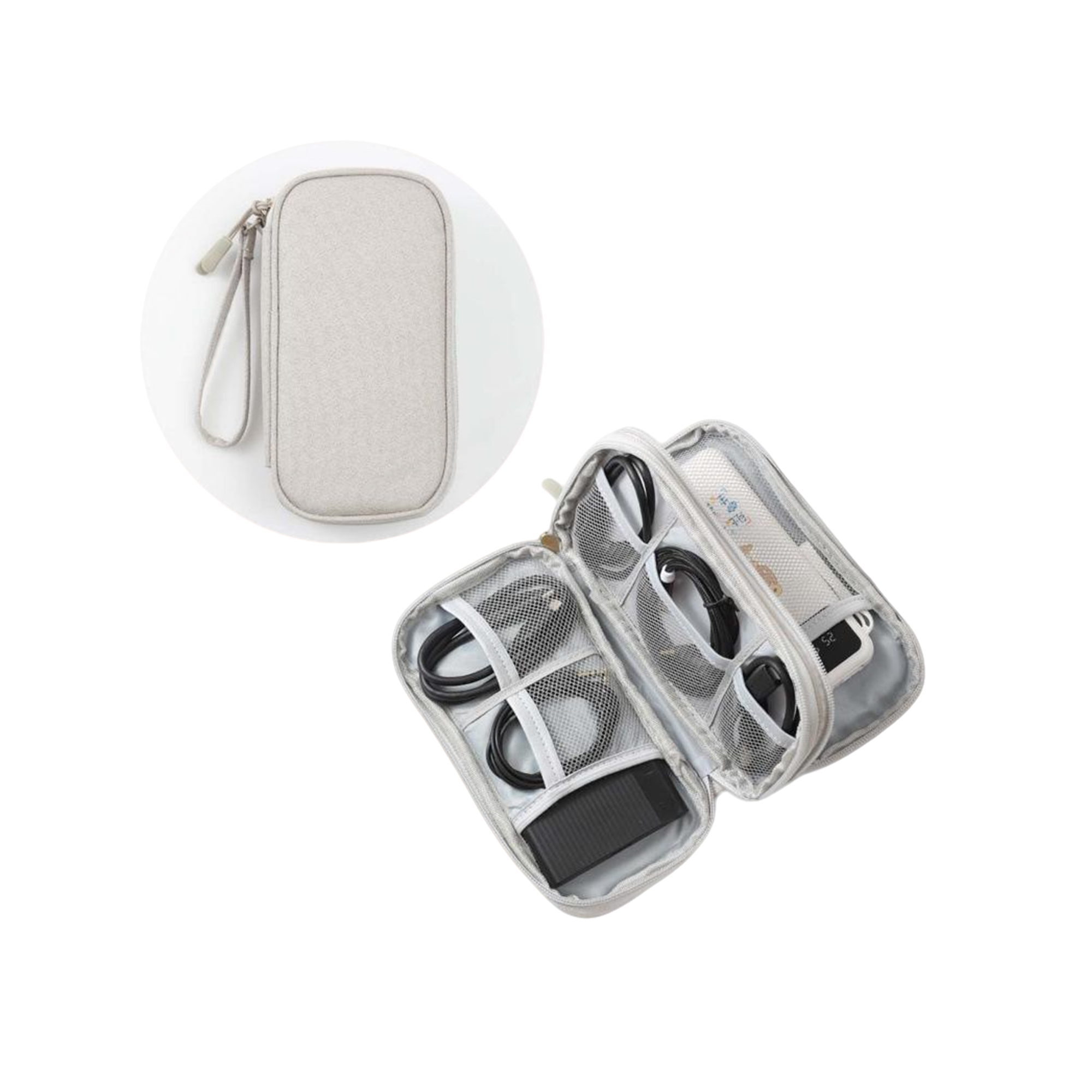 Waterproof Polyester Electronics Accessories Organizer Pouch 5