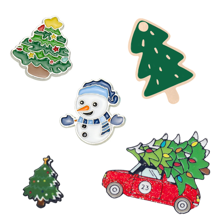 Christmas Lapel Pin Hard Enamel 5