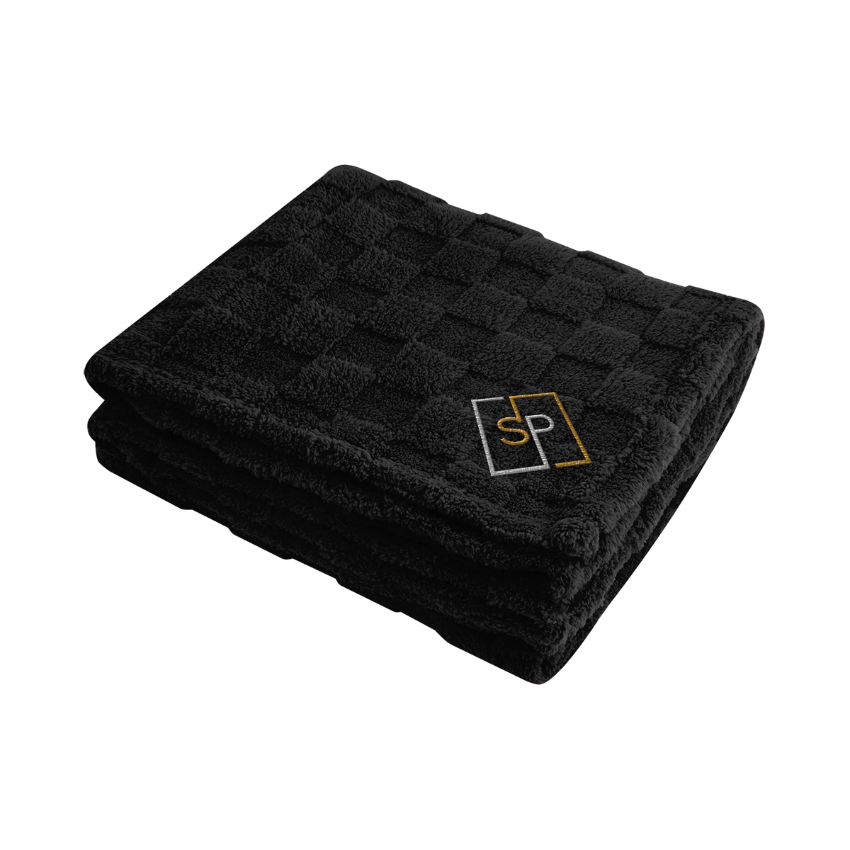 rPET Checkered Sherpa Blanket 10