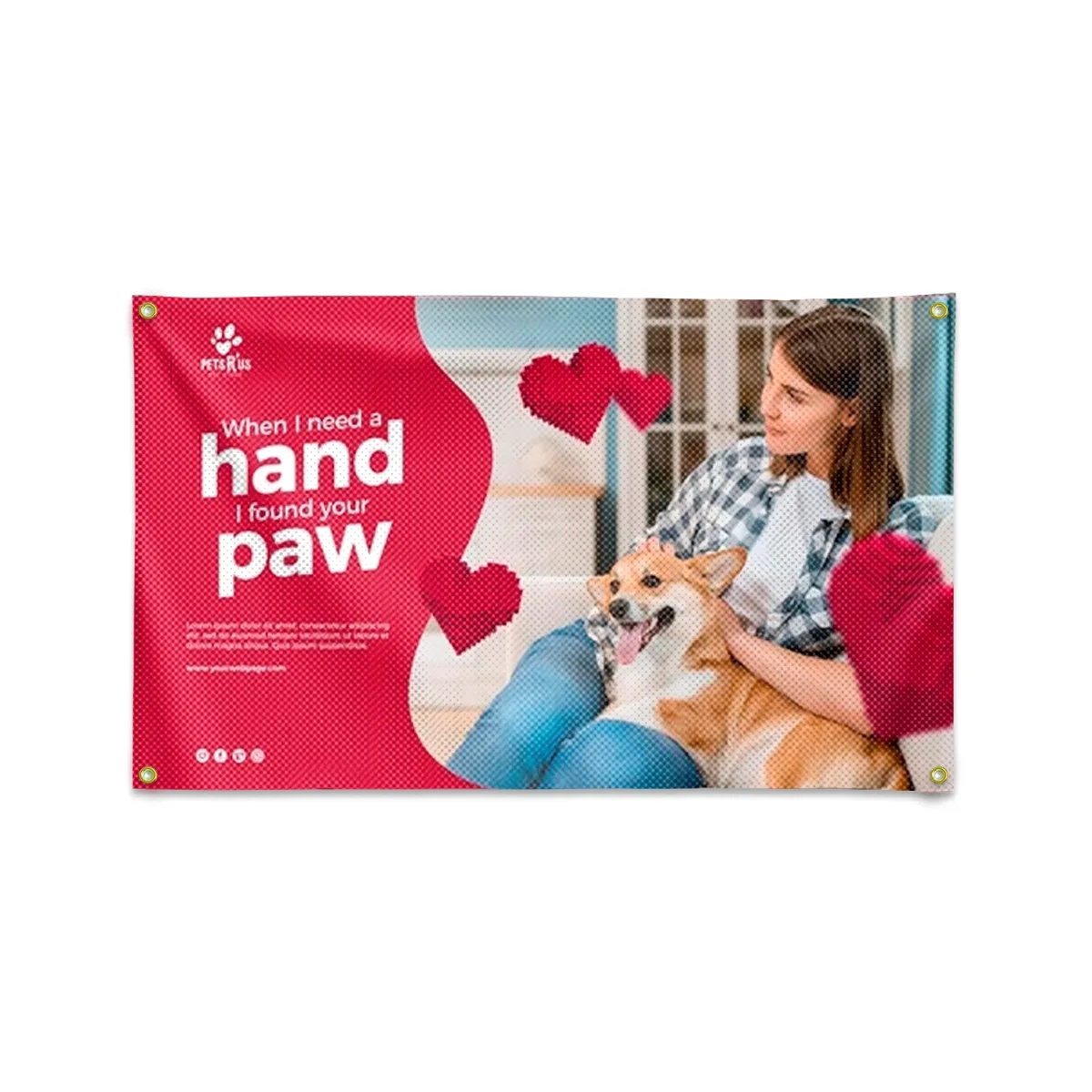 Digital Printed 21 oz Vinyl Banner 15 sq/ft & Up 2