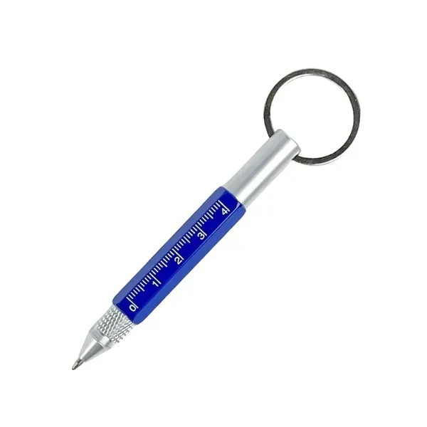 Mini Metal Ballpoint Pen Keychain - Multi-Purpose 2