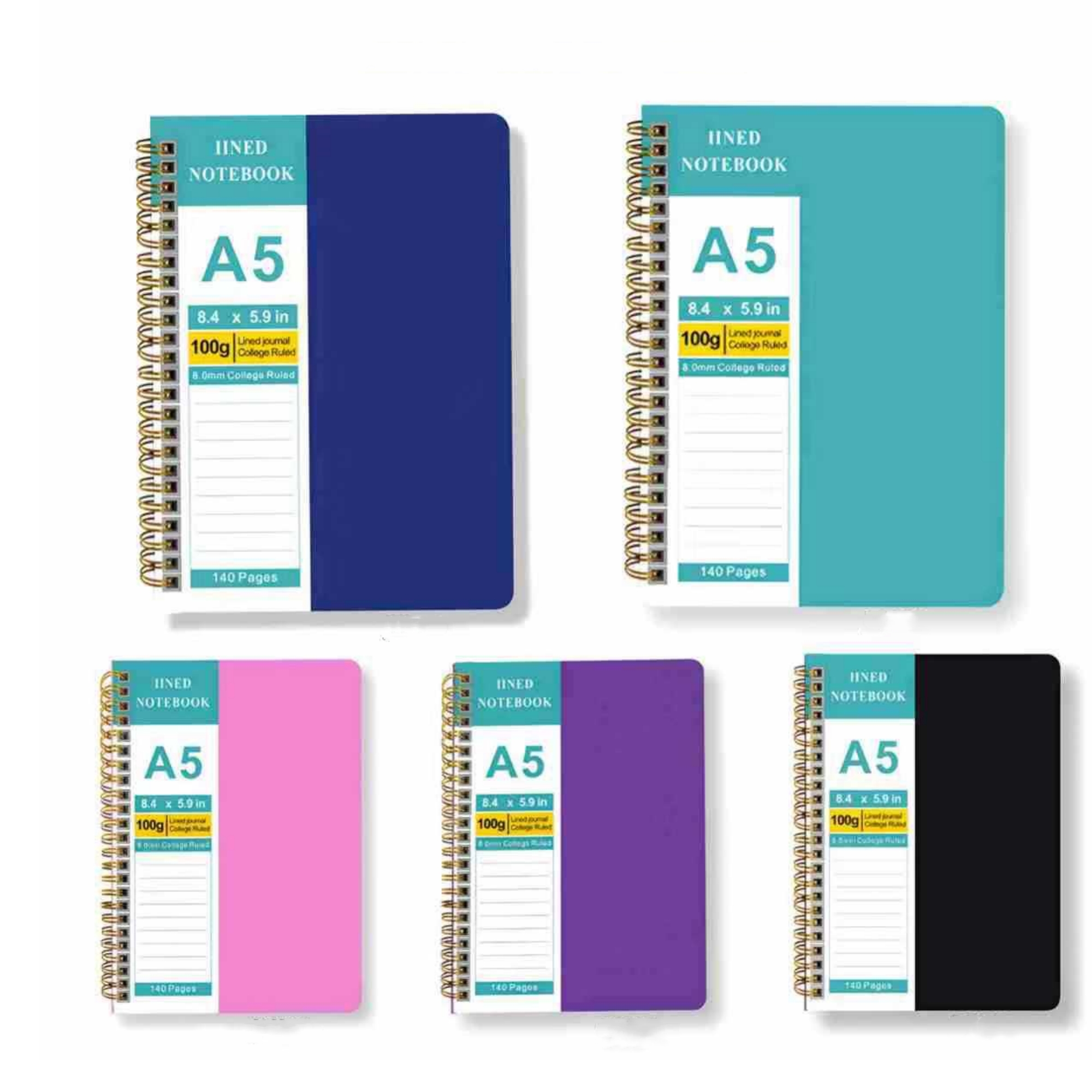 A5 Lined Spiral Journal Notebook 4