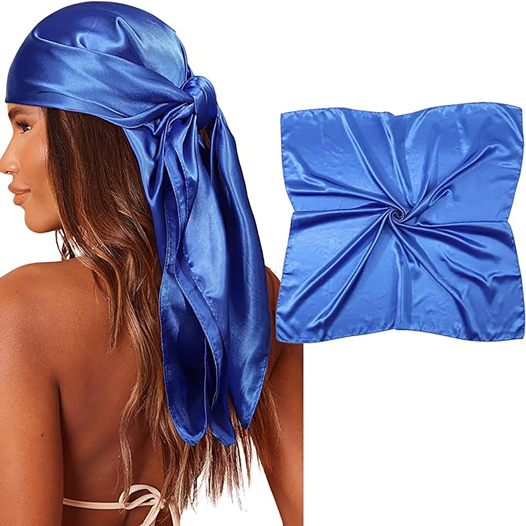 35" Large Square Silk Bandana 2