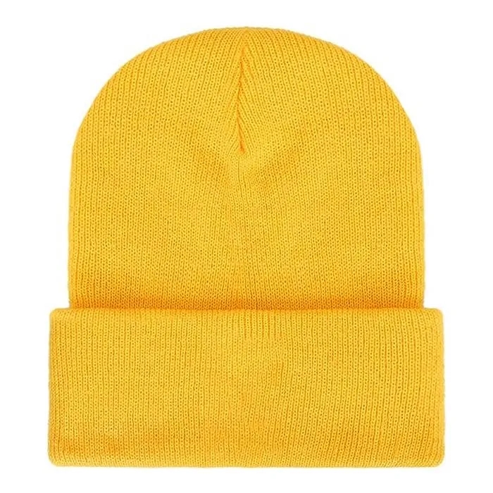 12" Long Knit Beanie with Cuff 10