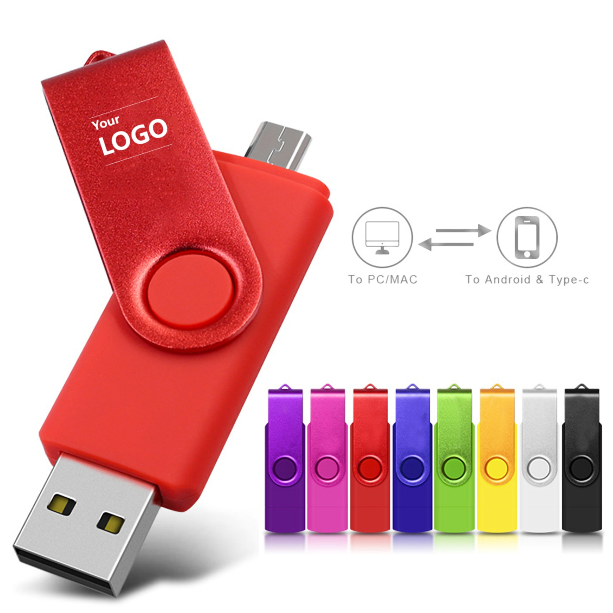 Dual USB 2.0 OTG Flash Drive 4
