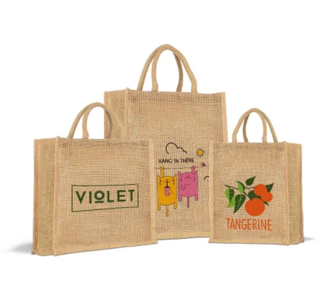 Jute Bags - Printed (Front and Back), custom tote bag with logo imprint 3