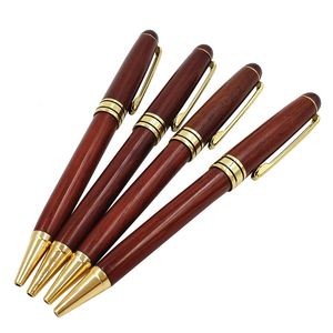 Nature Red Wooden Twist Writing Pen 7
