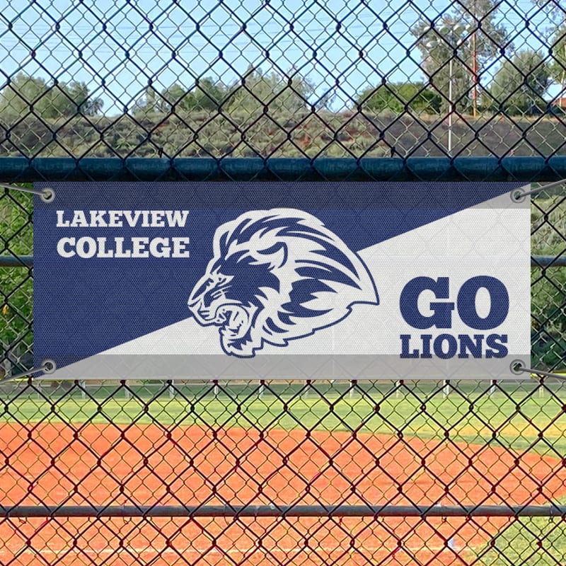 Custom 2' X 5' Mesh Banners 4