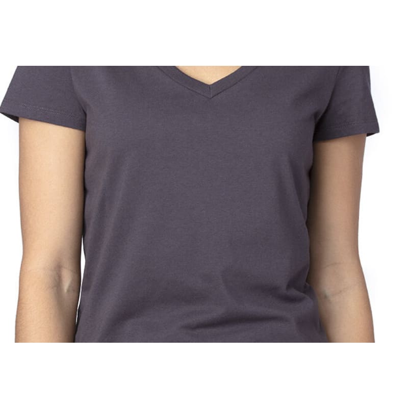 Threadfast Apparel Ladies' Ultimate CVC V-Neck T-Shirt 1