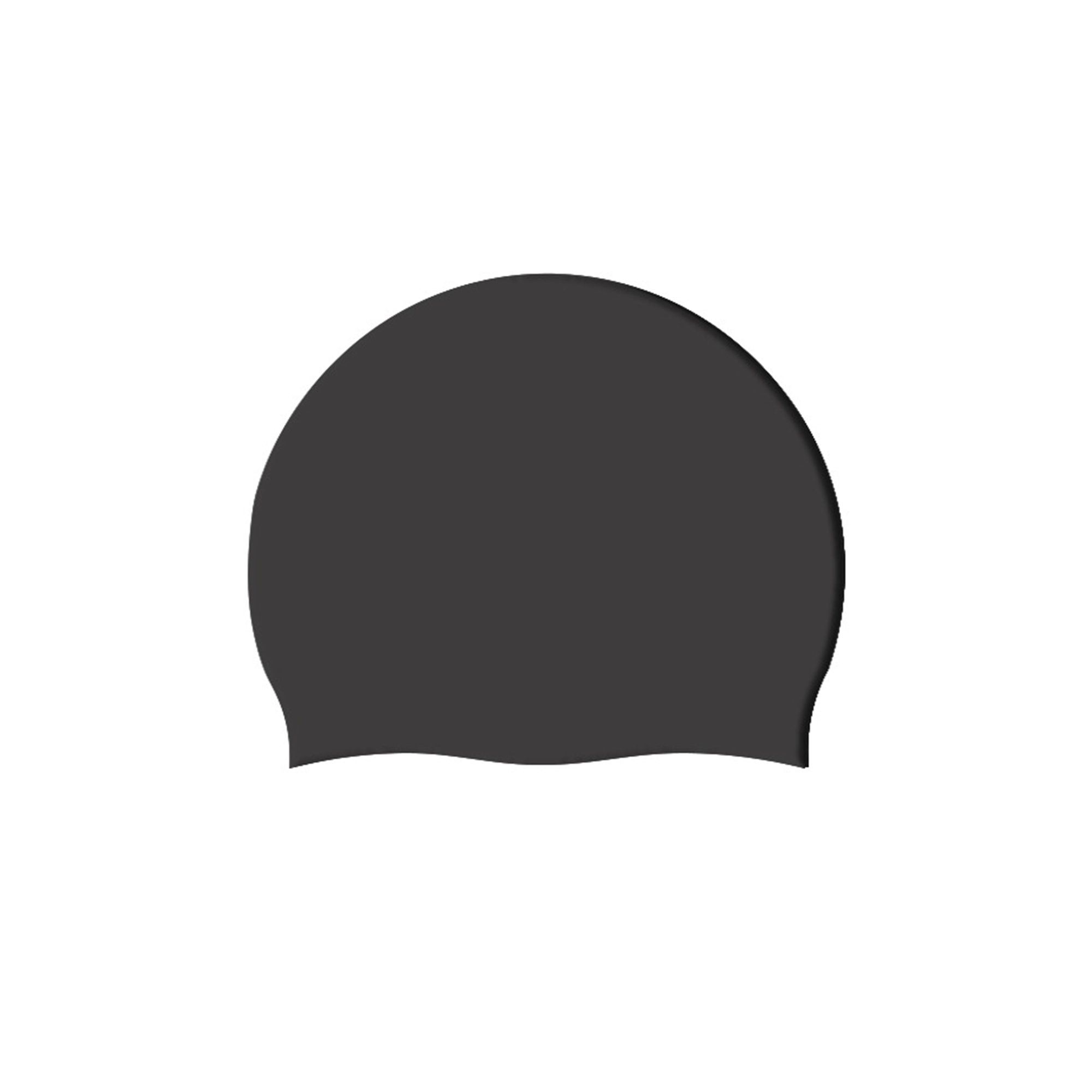 Silicone Swim Cap Unisex Adult 9.3" x 7.9" 3