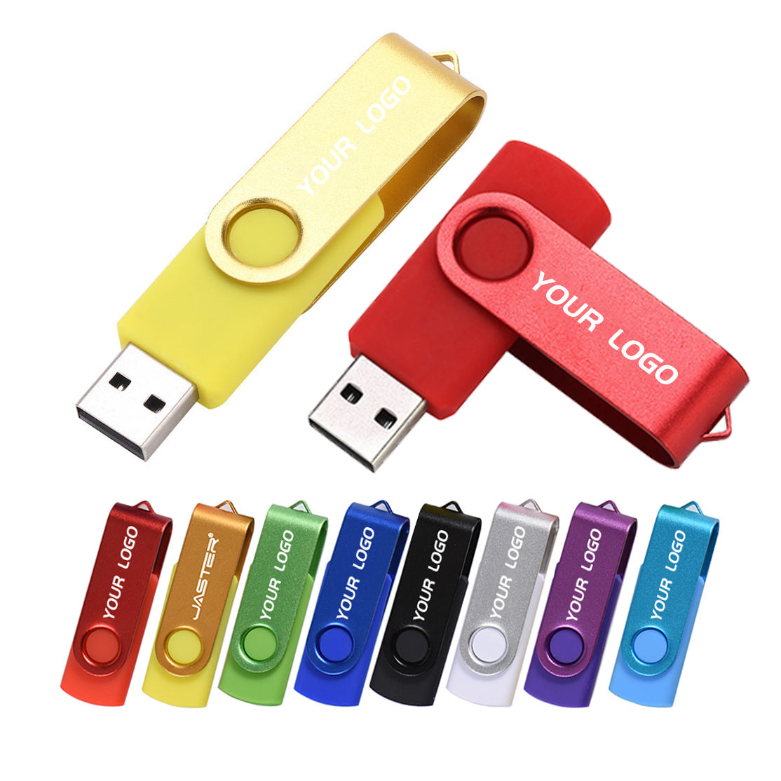 Customizable Rotating USB Flash Drive: Stylish and Functional 2