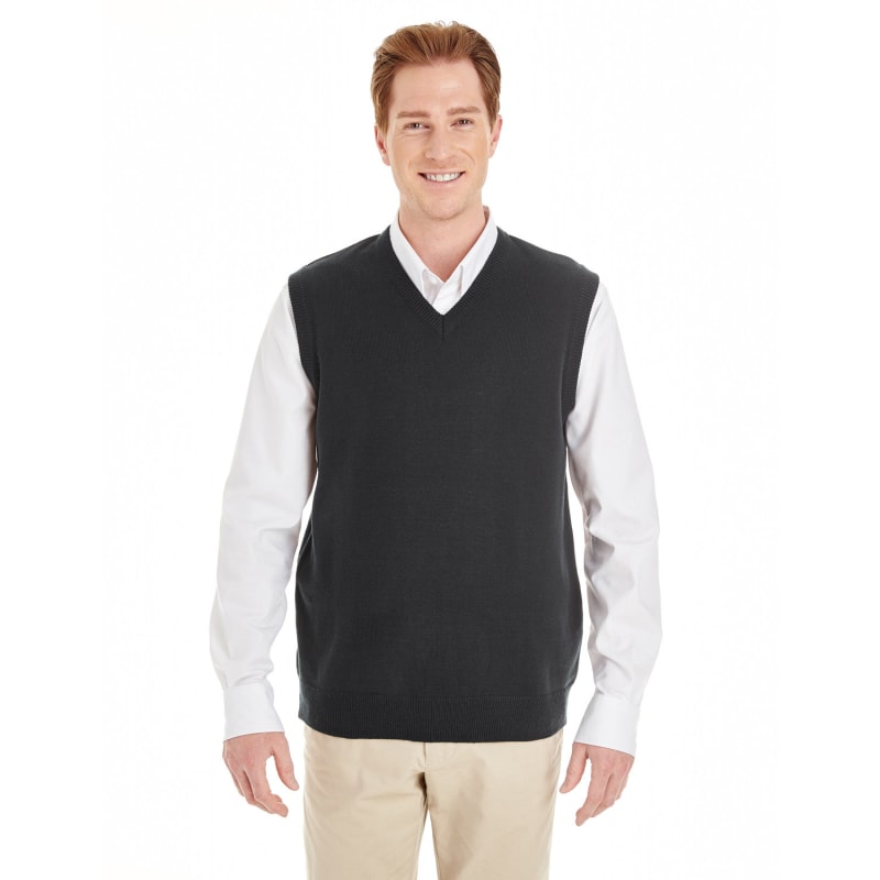 Harriton Men's Pilbloc™ V-Neck Sweater Vest 4