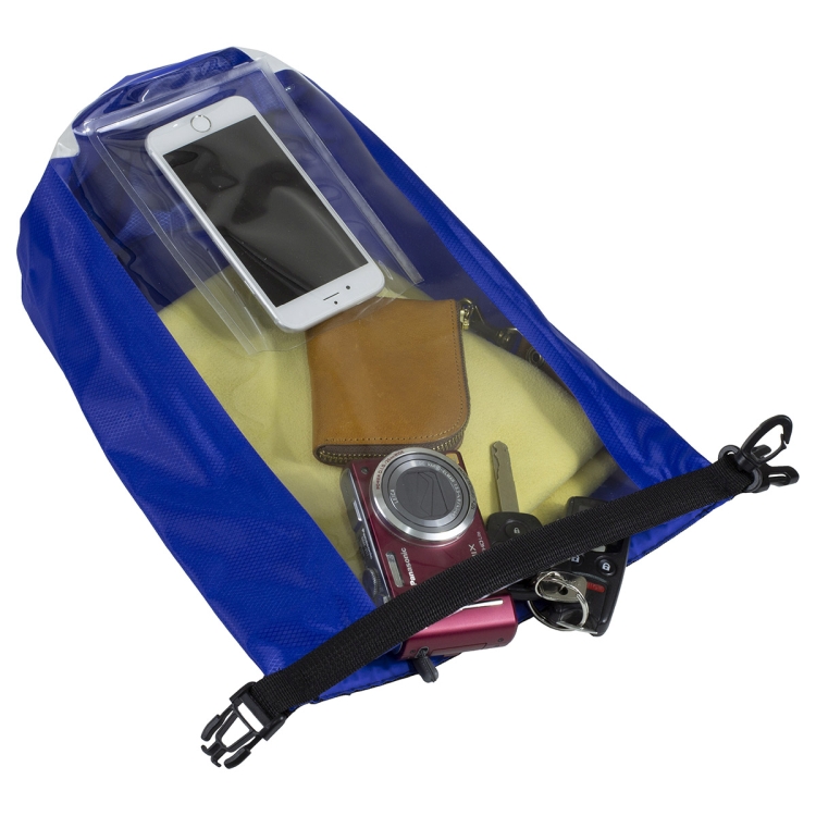 "The Navagio" 5.0 Liter Water Resistant Dry Bag With Clear Pocket Window 28