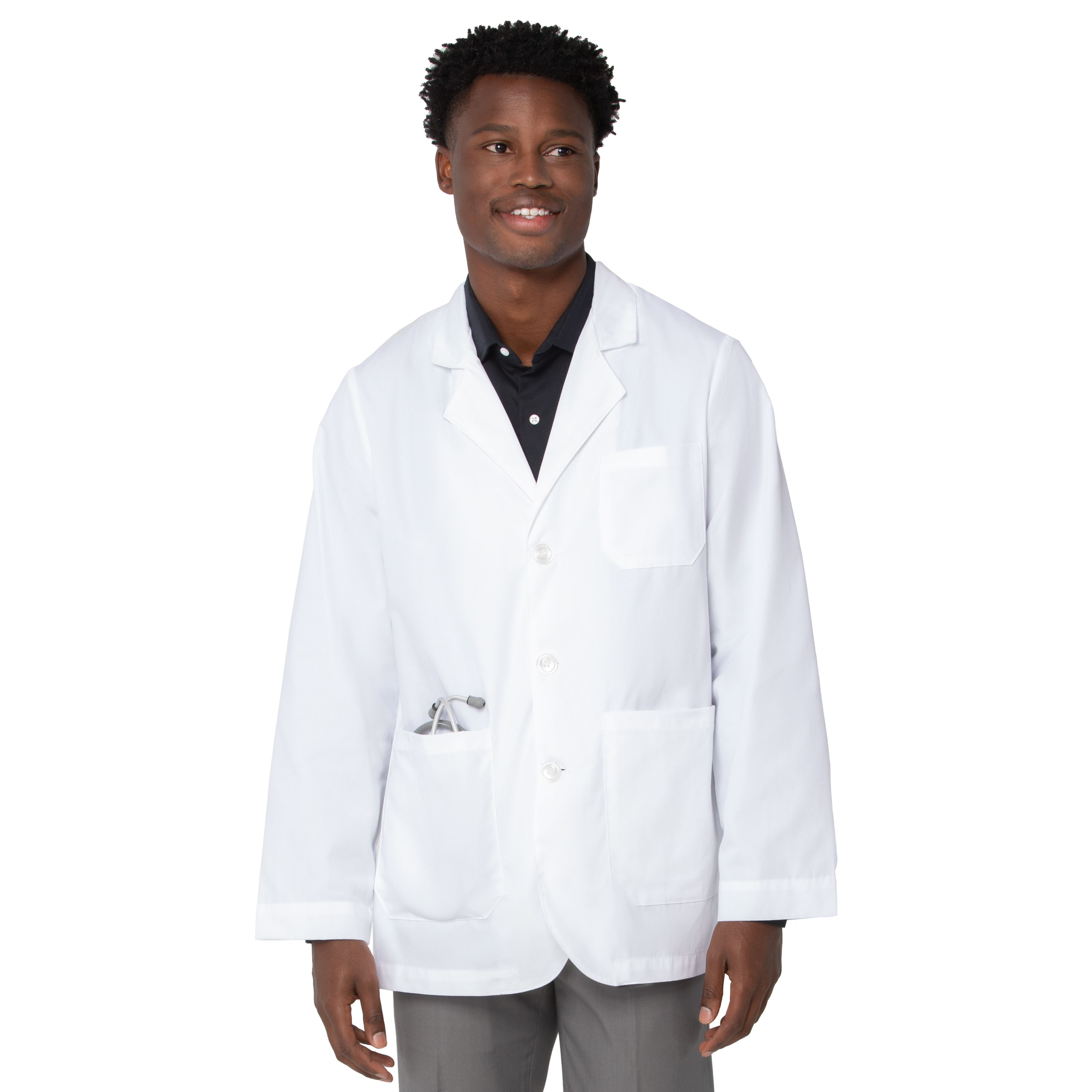 Landau - Essential Lab Coats - Men's Five-Pocket 31" Consultation Lab Coat