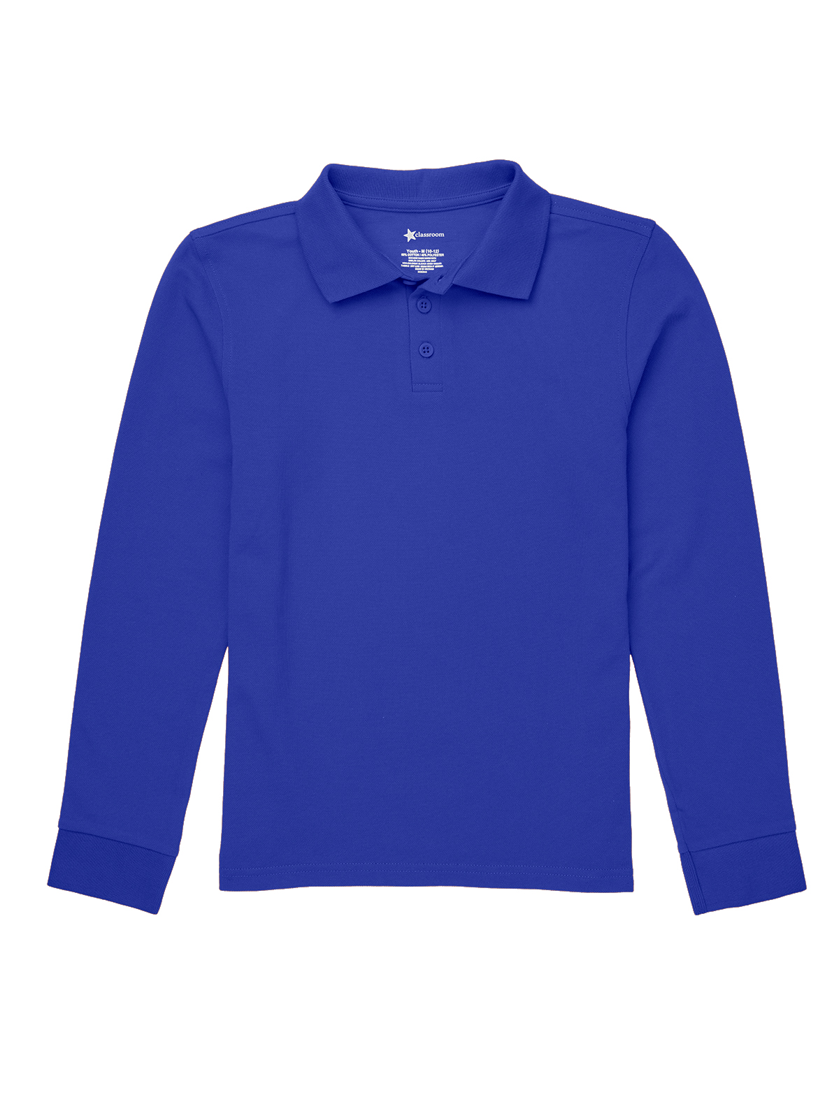 Classroom Uniforms - Children's Unisex Long Sleeve Pique Polo 3