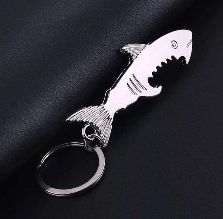 Fish Metal Shark Bottle Opener keychain 6