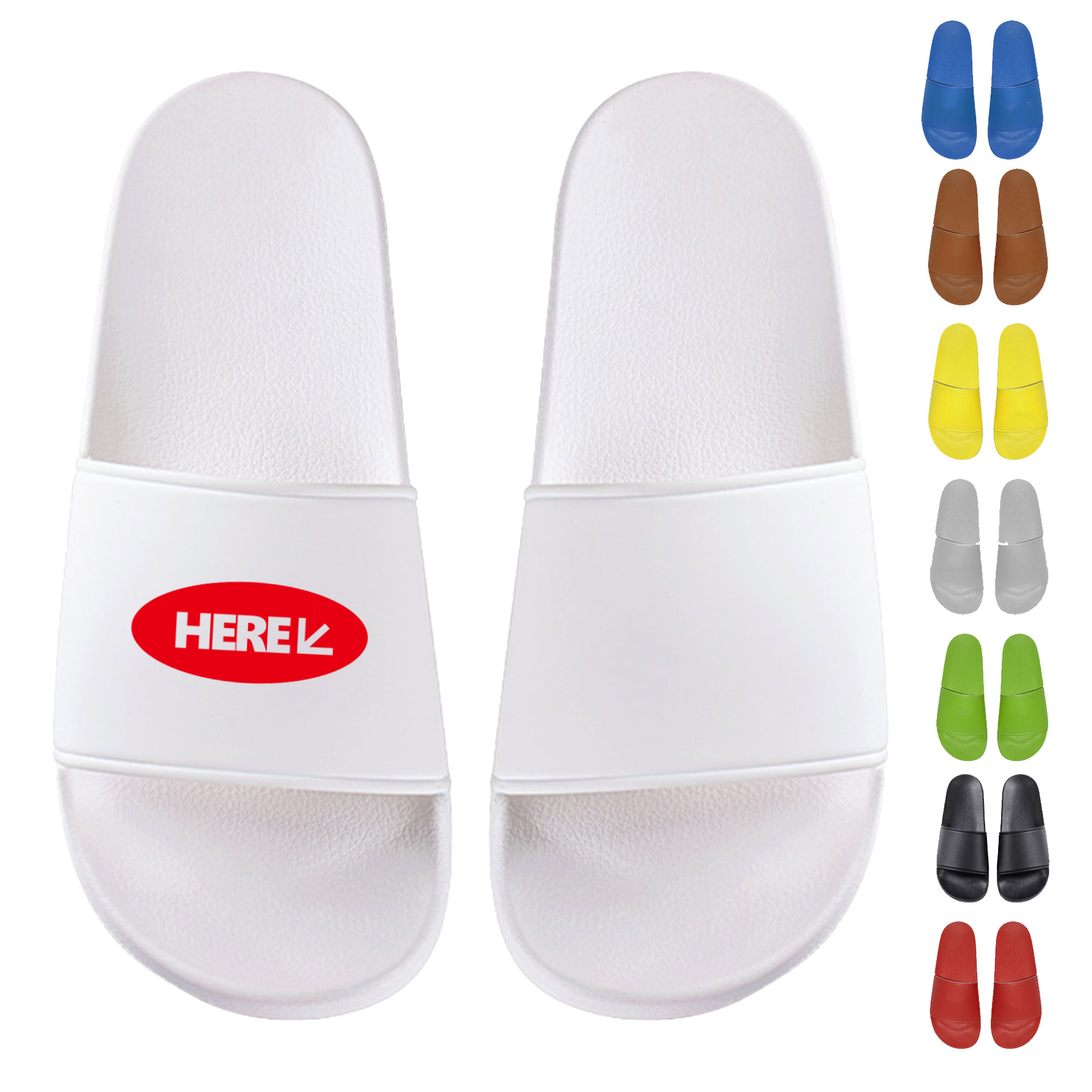 Summer Custom Logo Slip-On Sandals 2