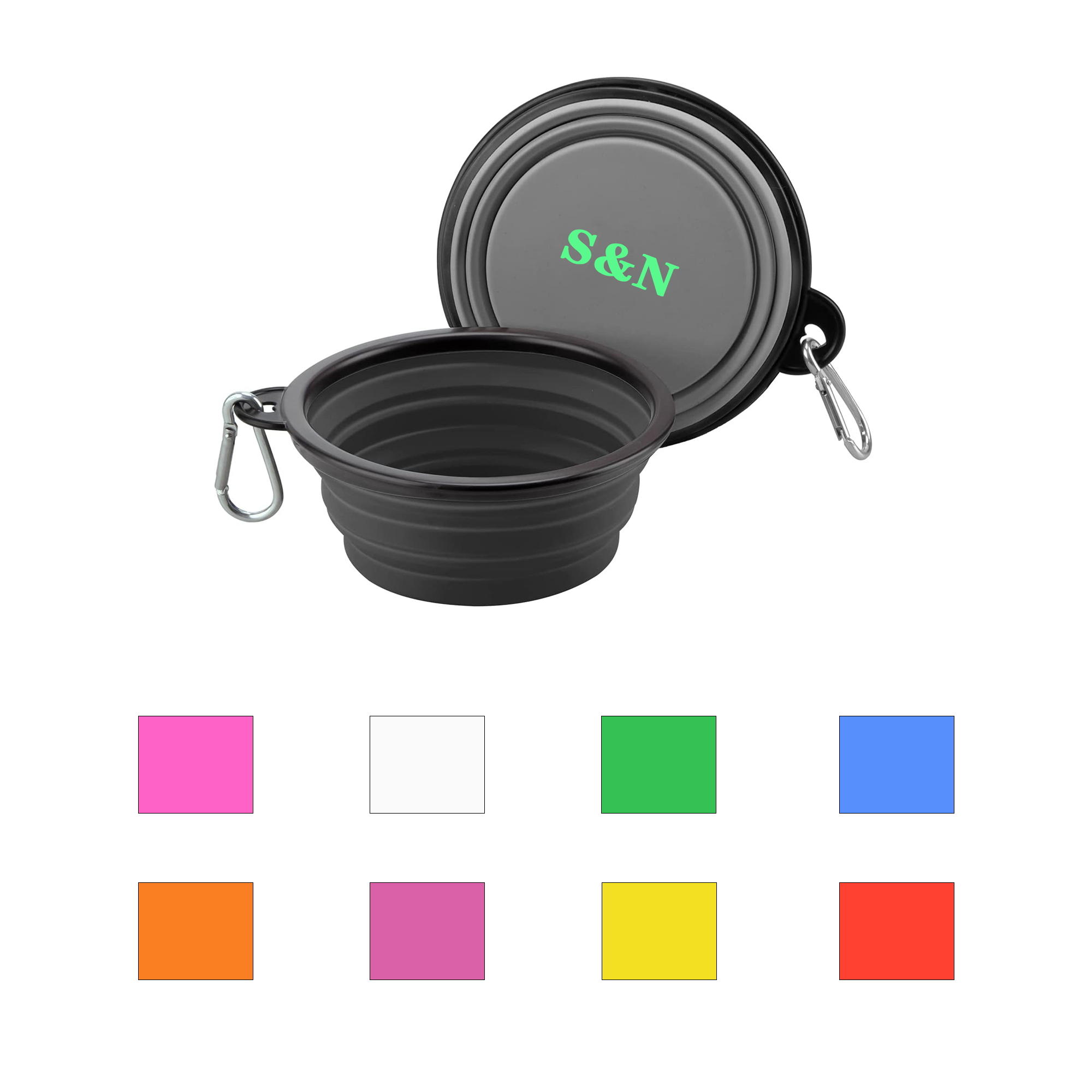 Folding Dog Bowl With Hook 4