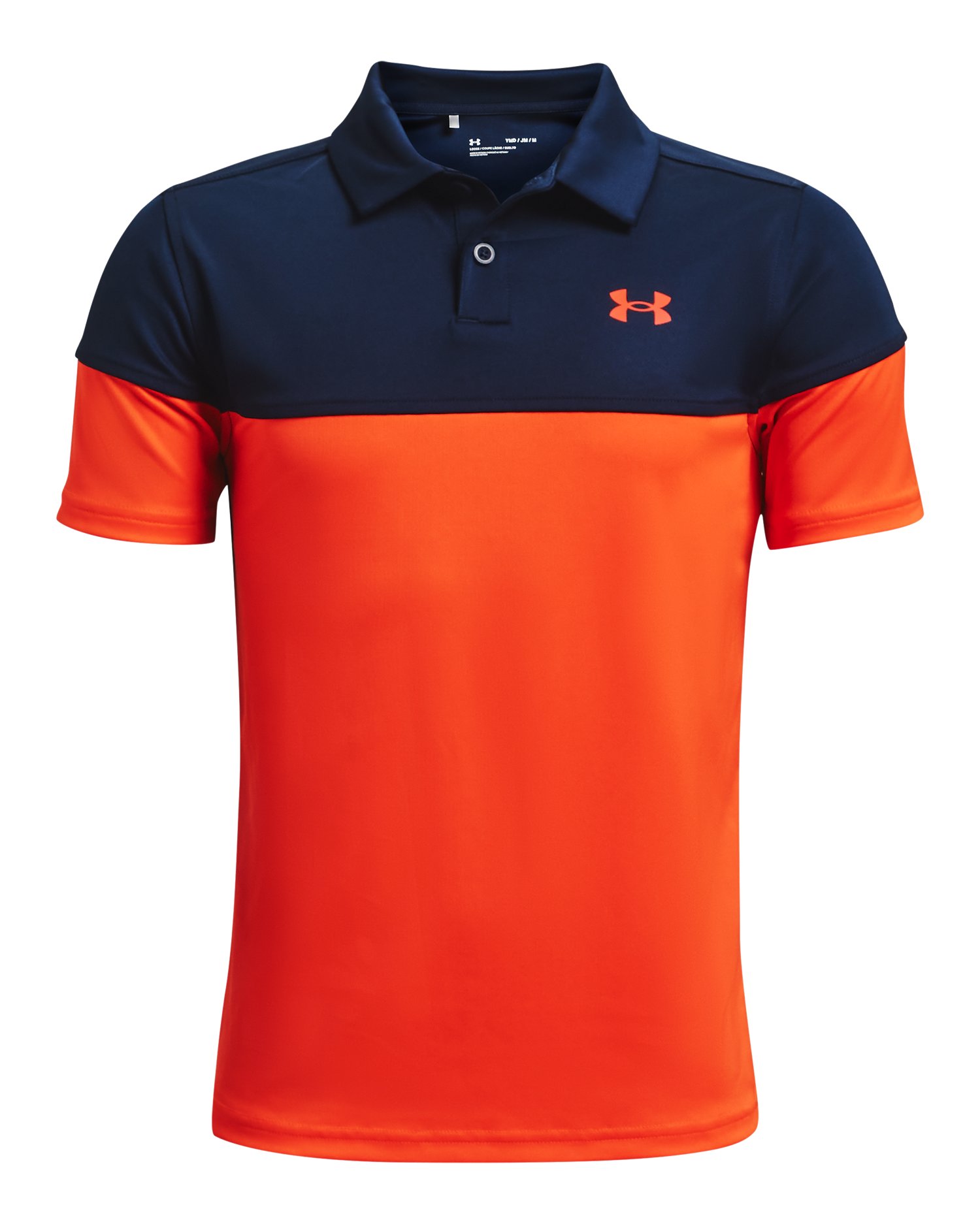 UA Performance Blocked Boys' Polo 2