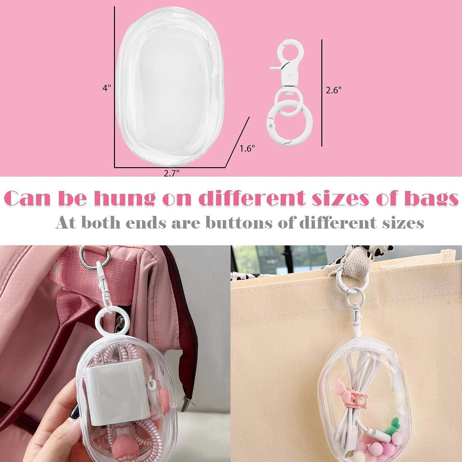 Transparent data cable storage bag 11