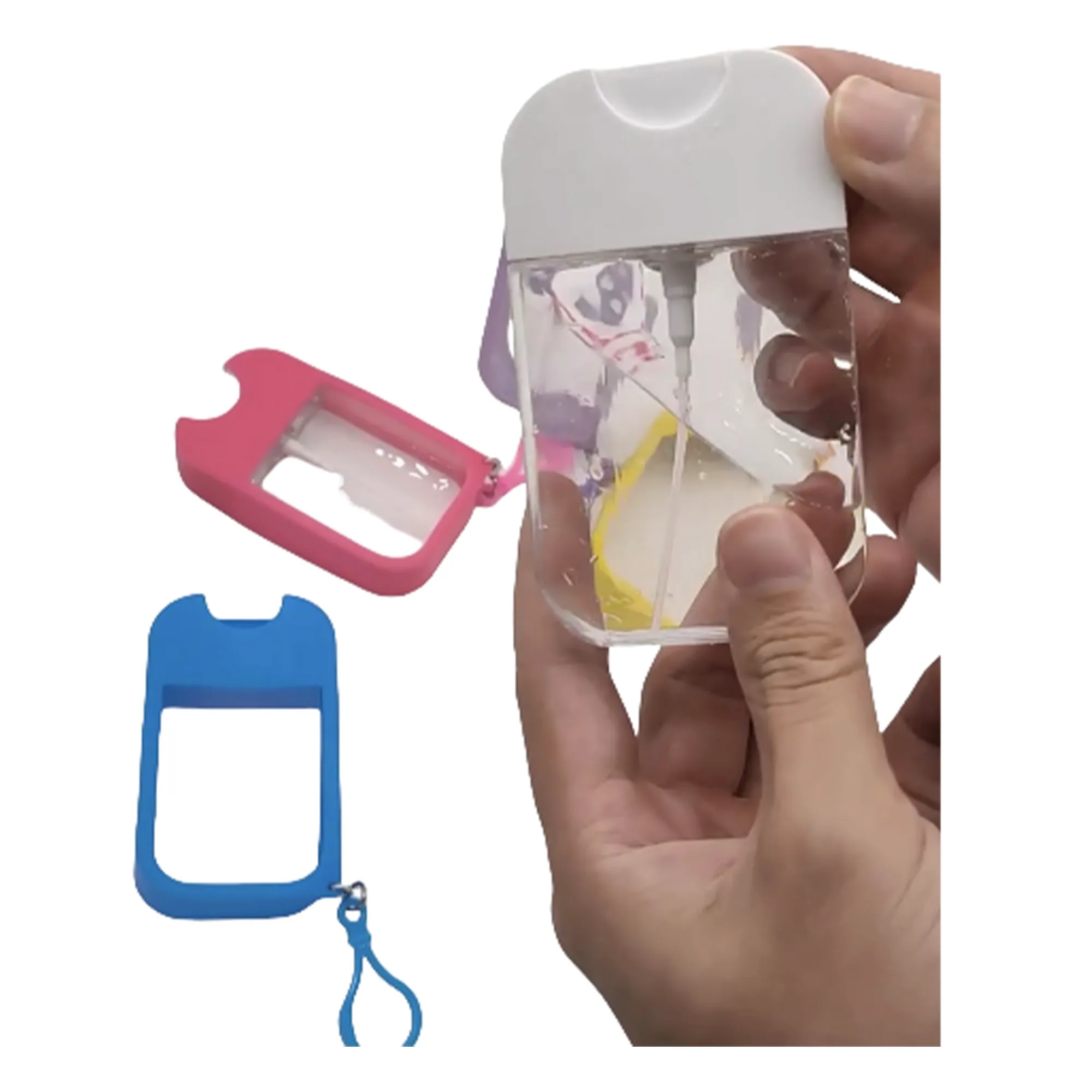 Hand Sanitizer Bottle Keychain Holder 4