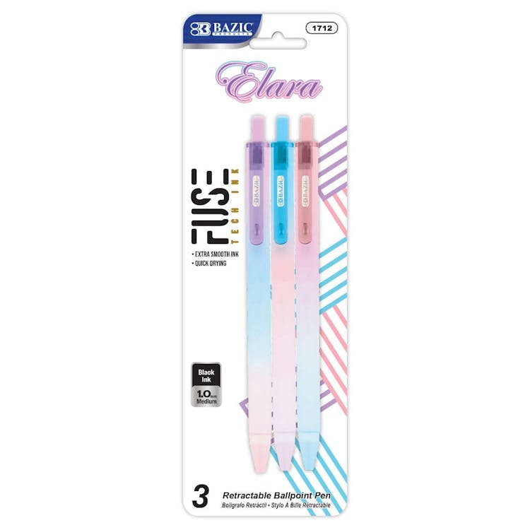 Gel Ink Ballpoint Pen 3 Pack 2