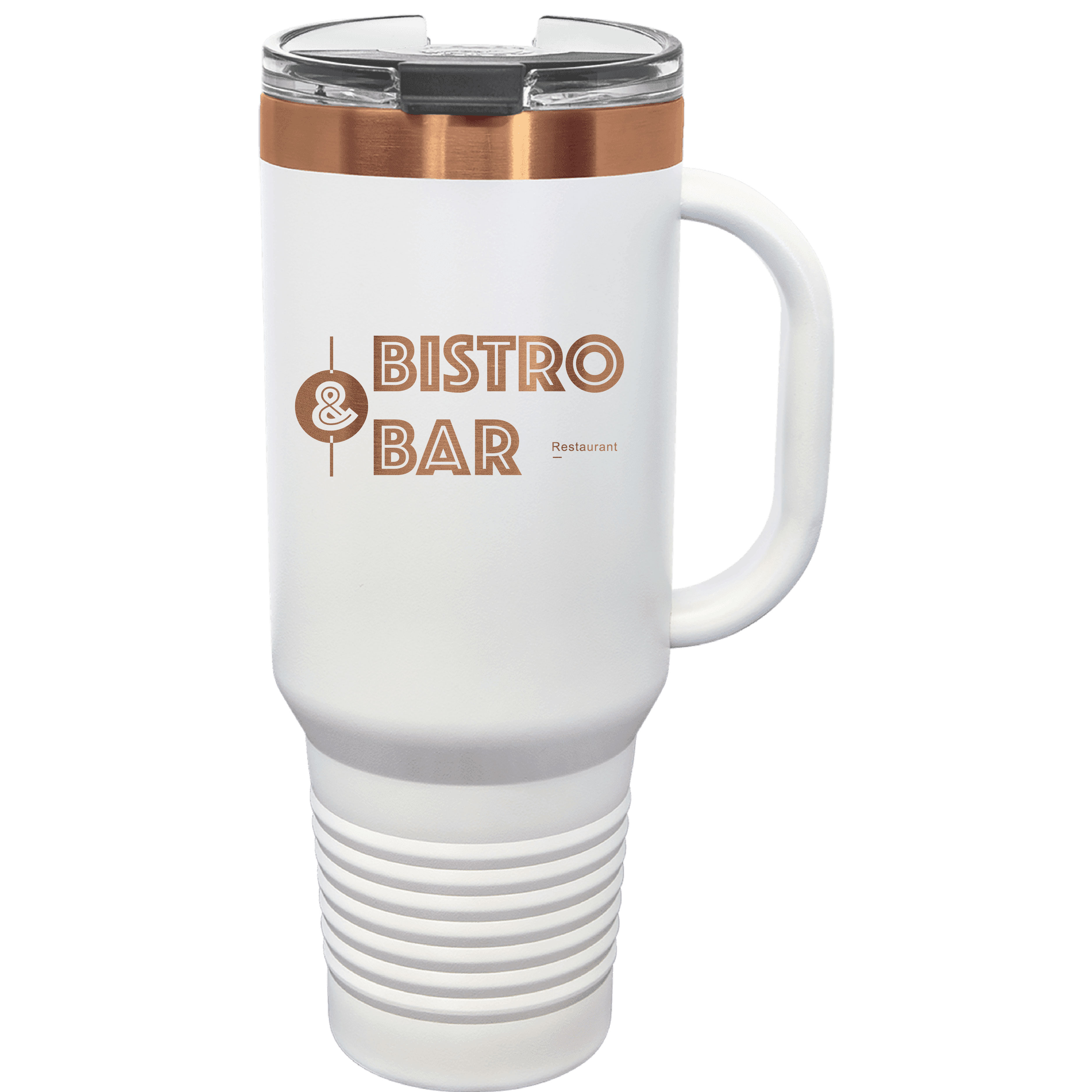 Polar Camel 40oz Rose Gold ION-Plated Travel Mugs w/ Straw 4