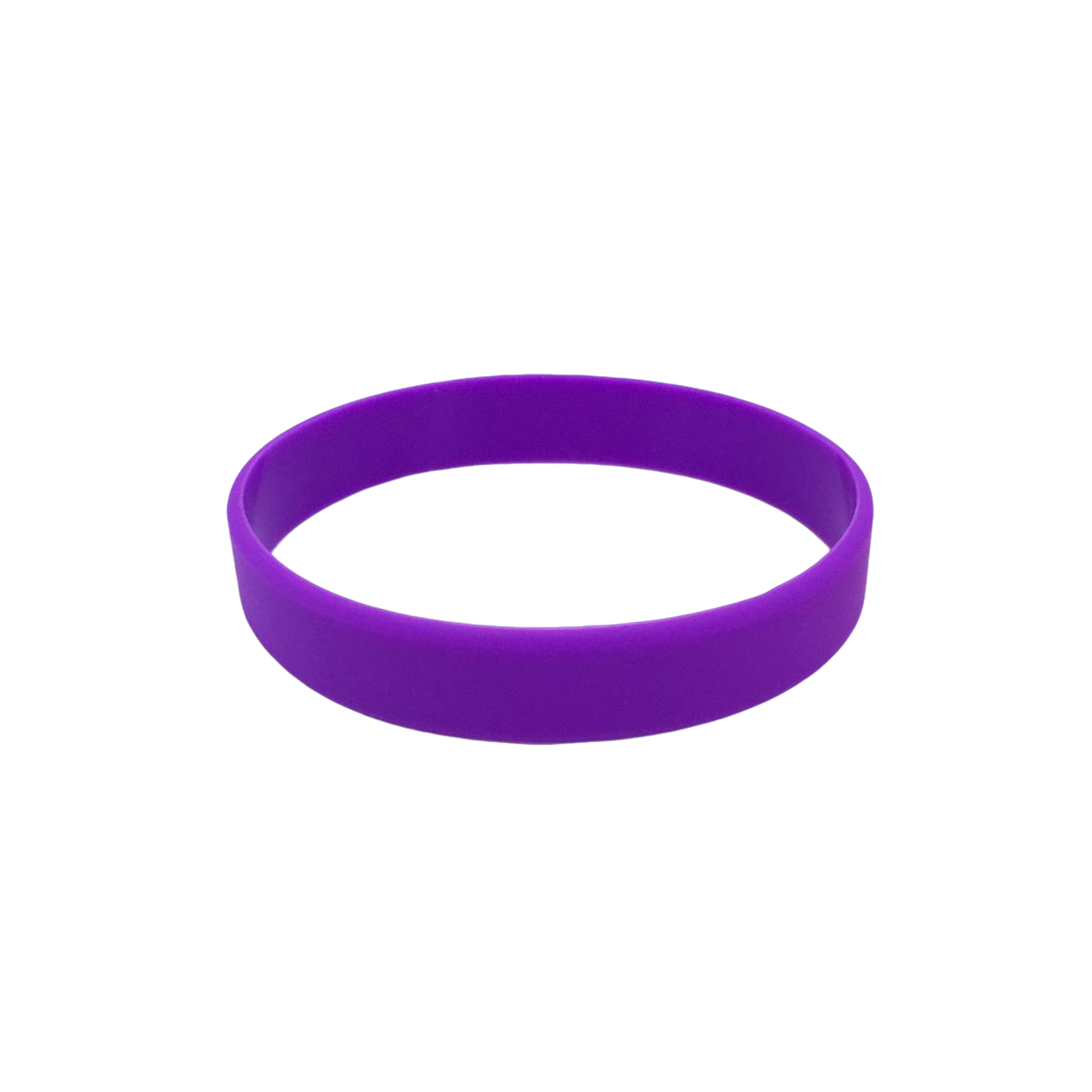 Silicone Wrist Band With Color Fill 8 X 0.5" 13