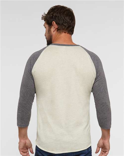 Unisex Baseball Fine Jersey Three-Quarter Sleeve Tee - 6930 77