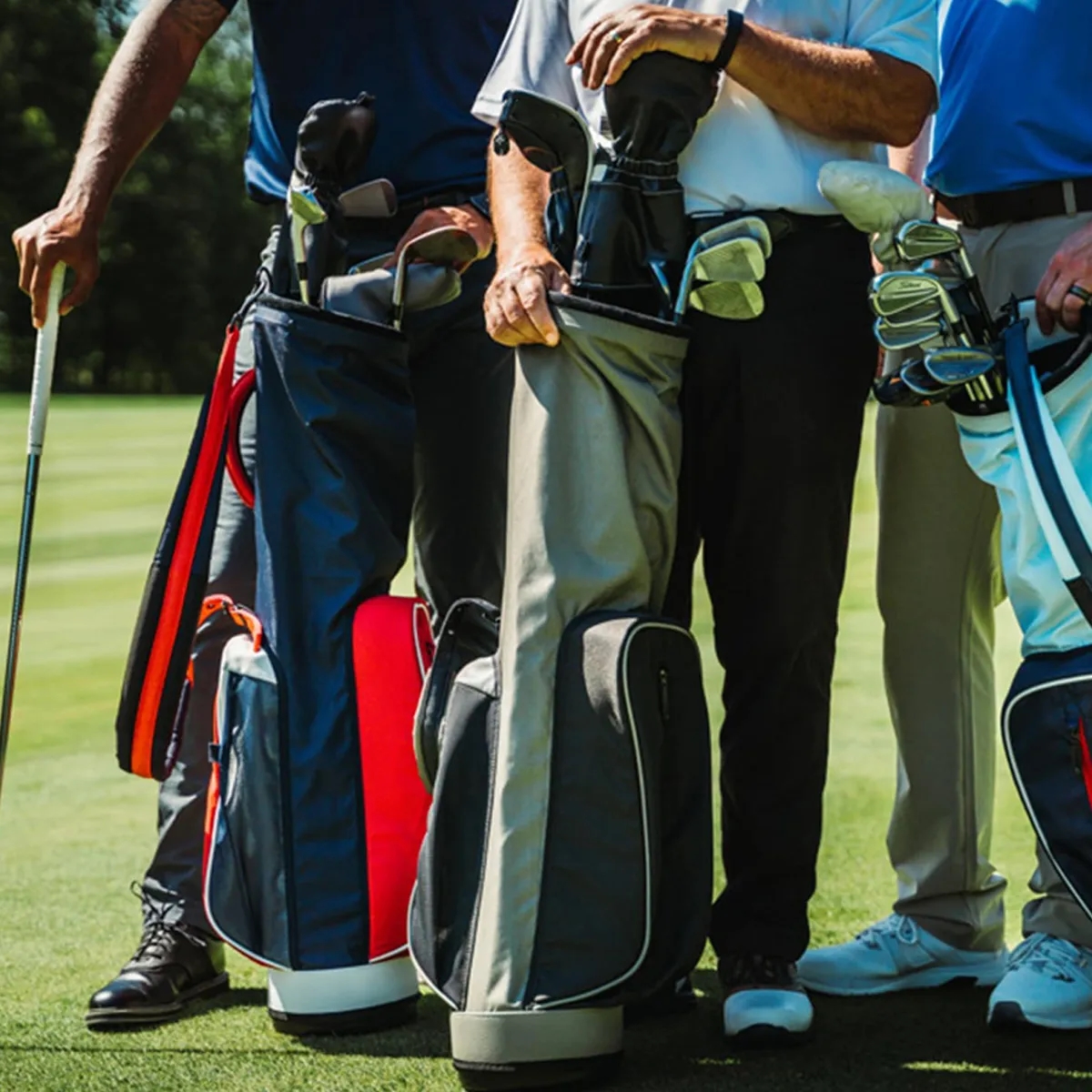 Lightweight Golf Sunday Bag With Shoulder Strap 4