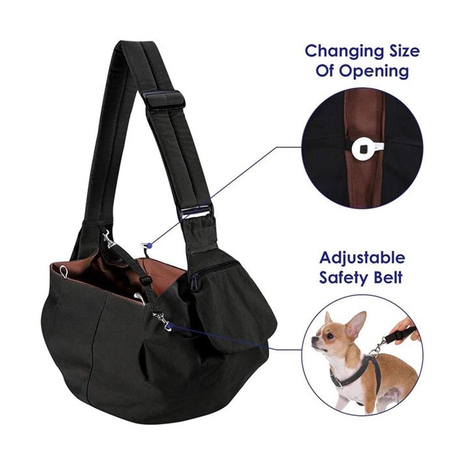 Adjustable Sling Shoulder Carrier Tote Pet Bags 3