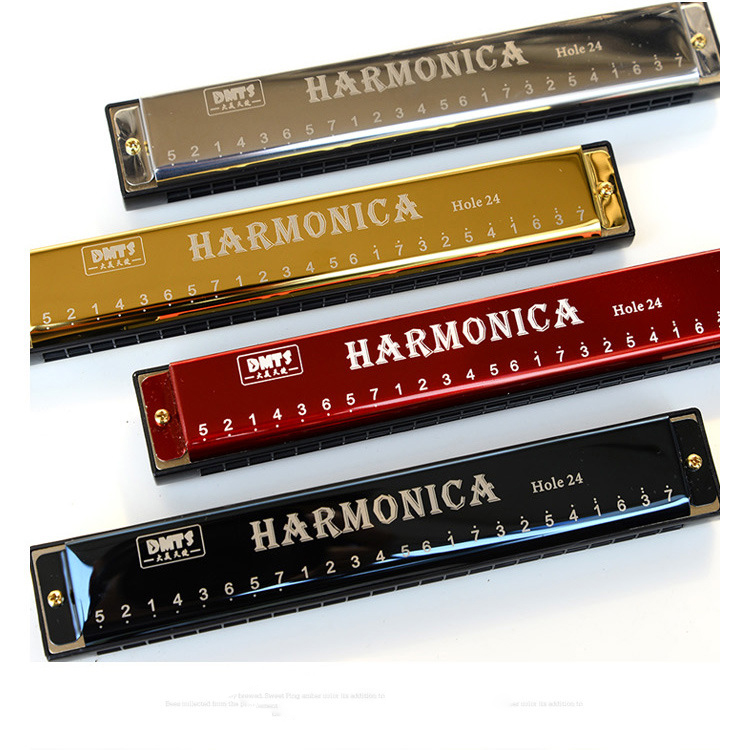 10 Holes Metal Harmonica 1