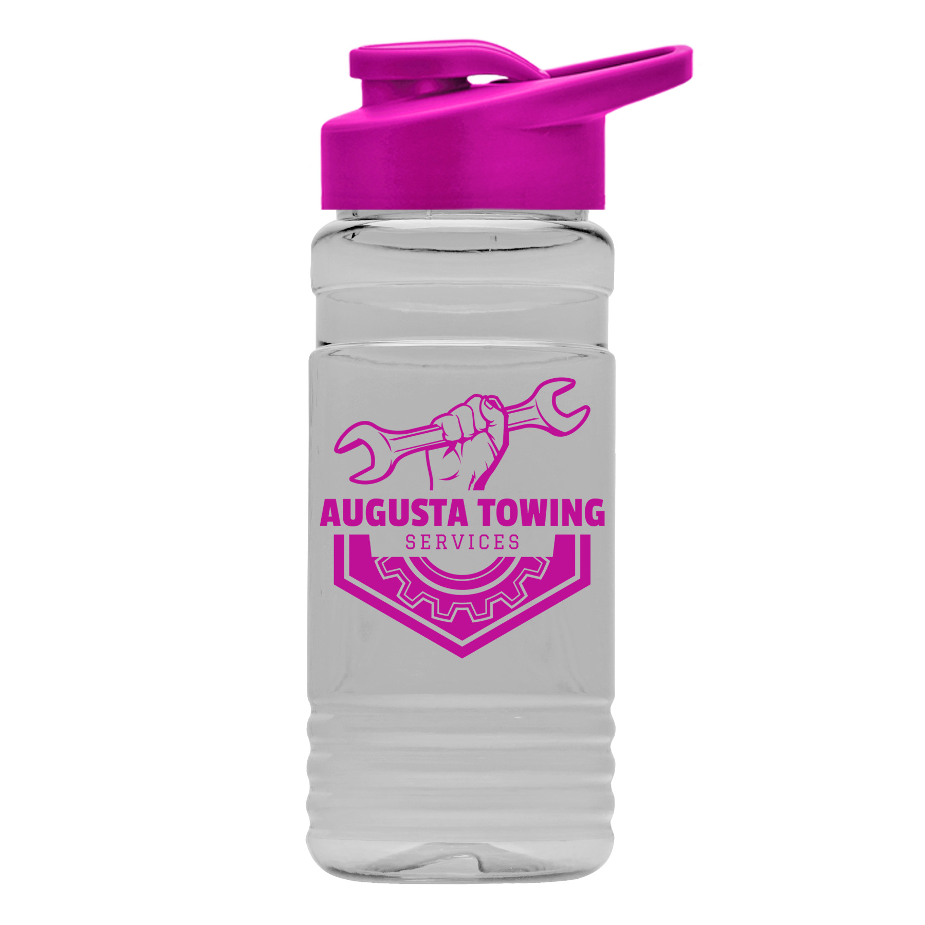 20 oz. Clear Sports Bottle with Drink-Thru 8