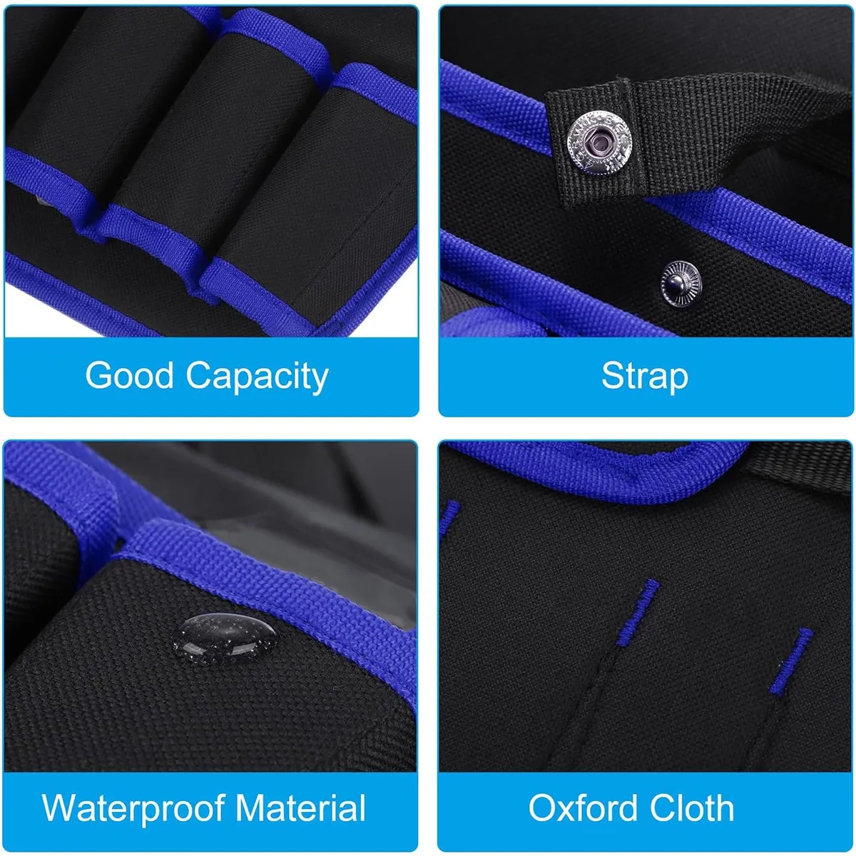 Carpenter Electrician Waist Utility Tool Pouch Belt Bag 8