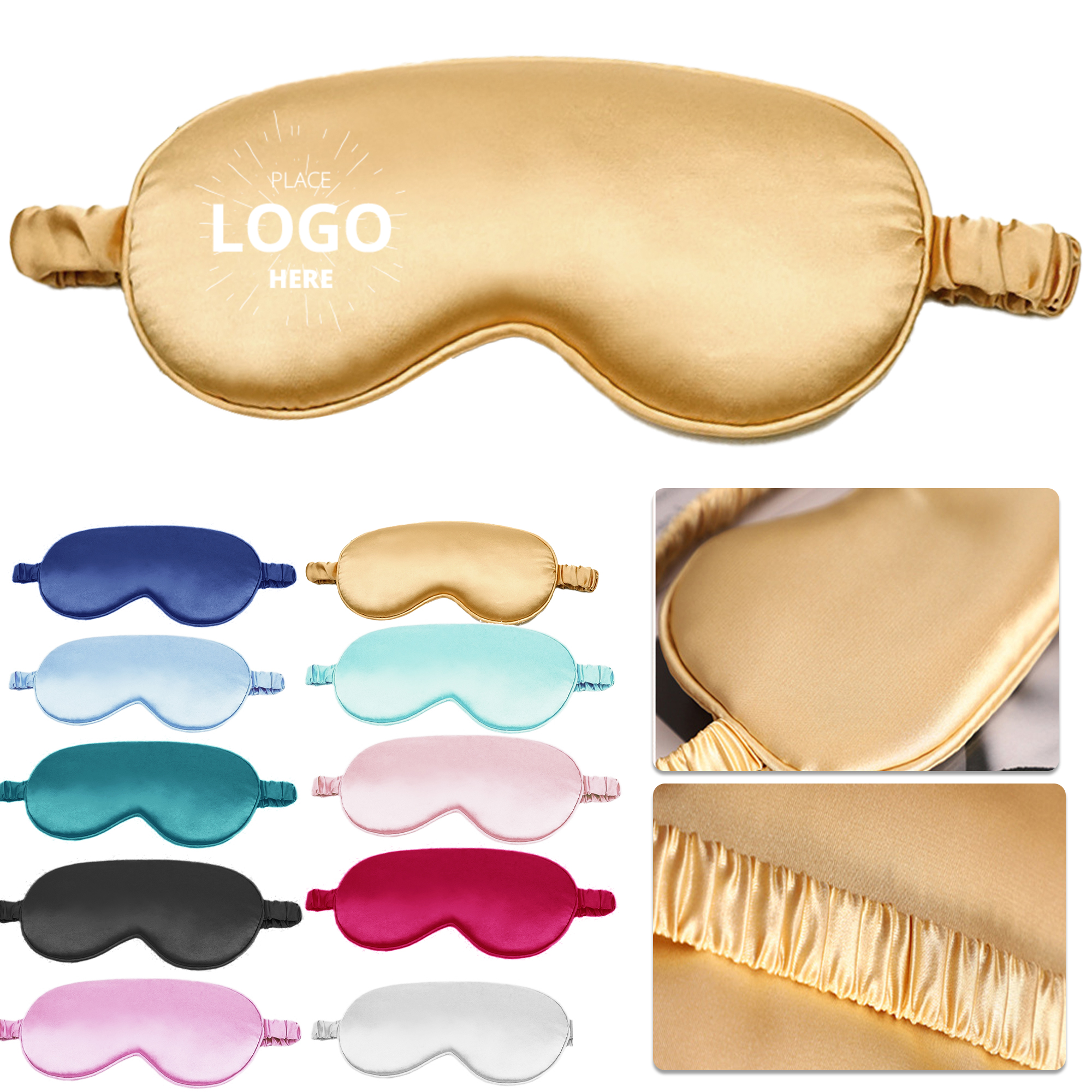 Soft Imitated Silk Sleep Masks 1
