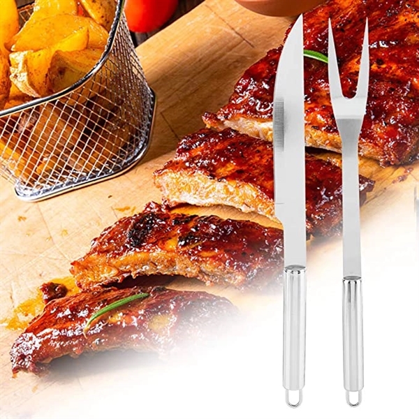 Stainless Steel Grilling Tools 9PCS Set 8