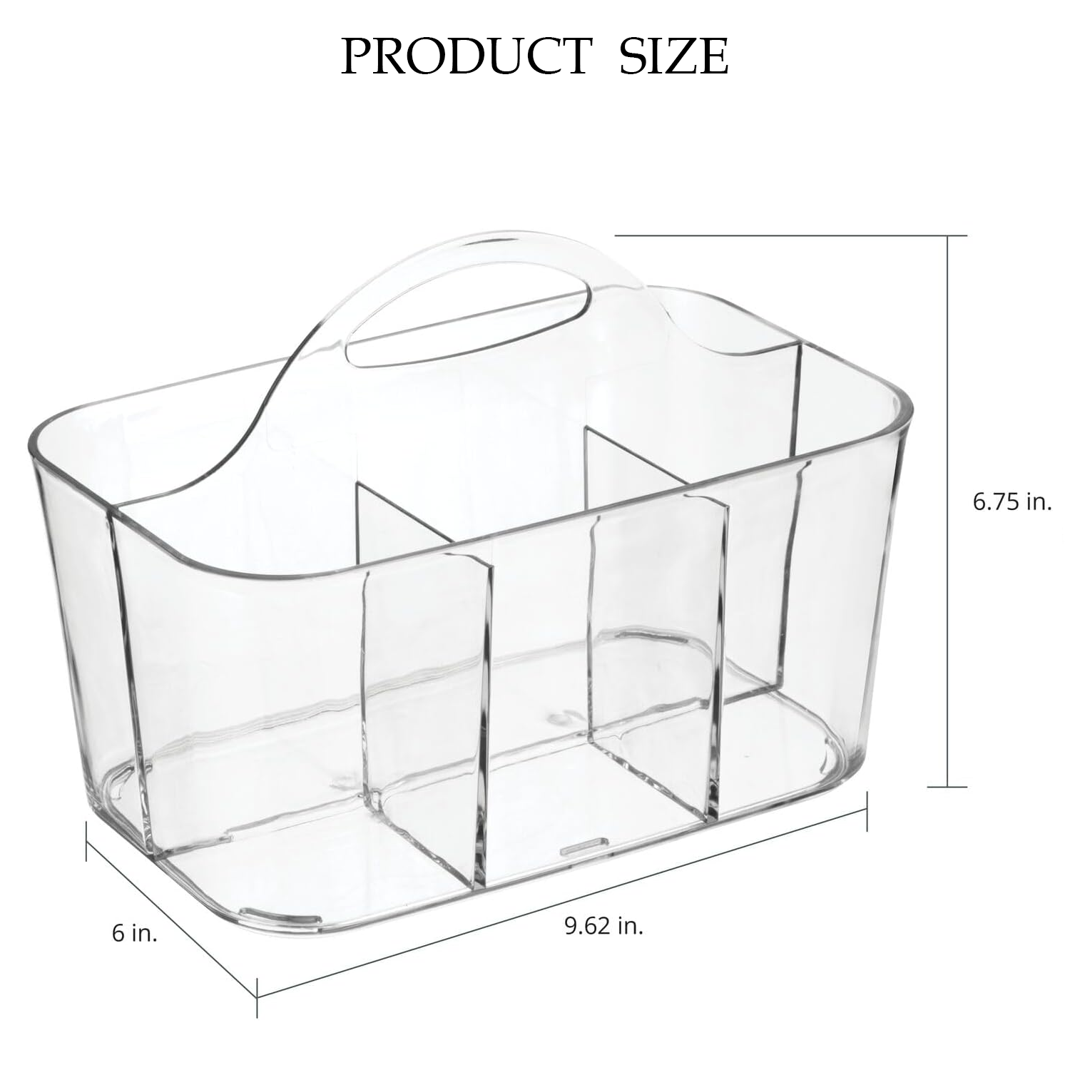 Plastic Portable Craft Storage Organizer Caddy Tote 2