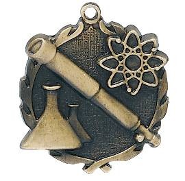 Science Wreath Medal, 2 1/2" 2